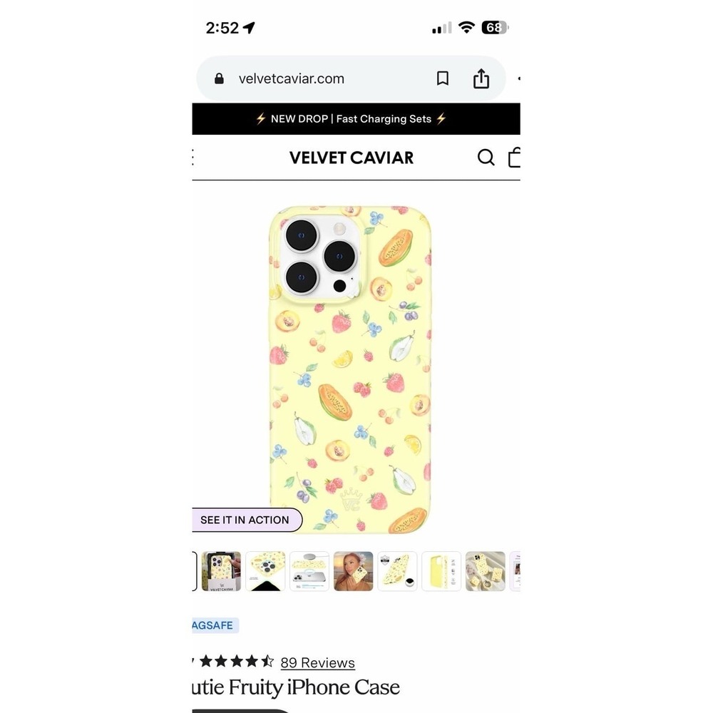 Velvet Caviar iPhone case